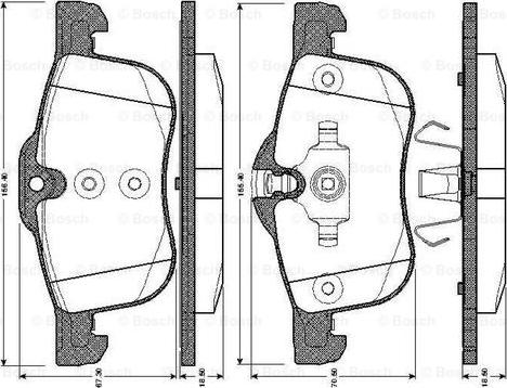 BOSCH 0 986 TB2 355 - Jarrupala, levyjarru inparts.fi