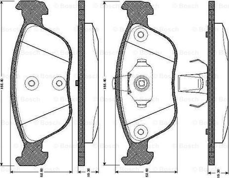 BOSCH 0 986 TB2 356 - Jarrupala, levyjarru inparts.fi