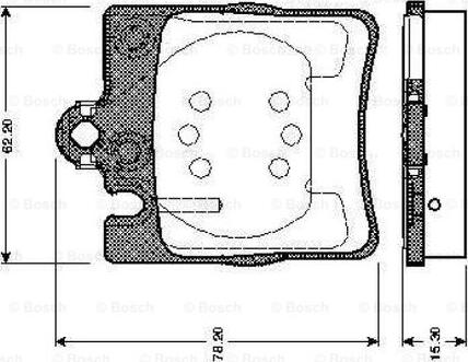 BOSCH 0 986 TB2 350 - Jarrupala, levyjarru inparts.fi