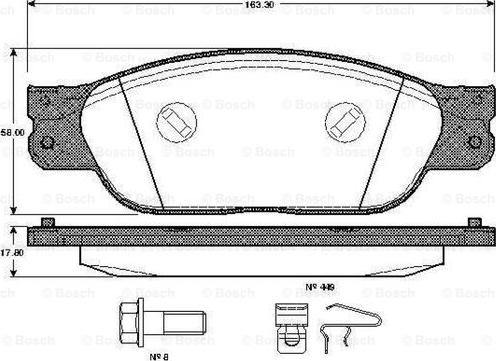 BOSCH 0 986 TB2 362 - Jarrupala, levyjarru inparts.fi