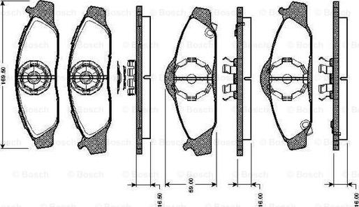 BOSCH 0 986 TB2 306 - Jarrupala, levyjarru inparts.fi