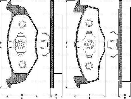 BOSCH 0 986 TB2 300 - Jarrupala, levyjarru inparts.fi