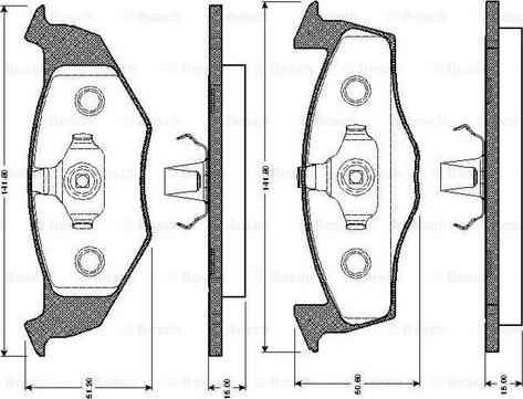 BOSCH 0 986 TB2 301 - Jarrupala, levyjarru inparts.fi