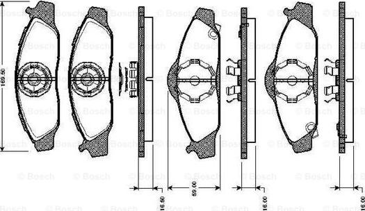 BOSCH 0 986 TB2 307 - Jarrupala, levyjarru inparts.fi