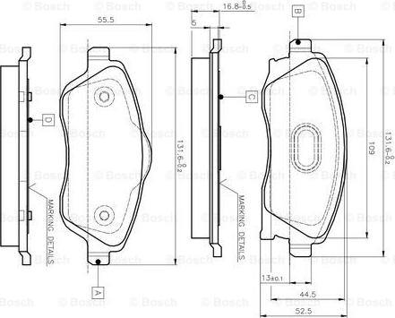 BOSCH 0 986 TB2 381 - Jarrupala, levyjarru inparts.fi