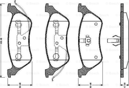 BOSCH 0 986 TB2 388 - Jarrupala, levyjarru inparts.fi