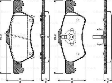 BOSCH 0 986 TB2 387 - Jarrupala, levyjarru inparts.fi