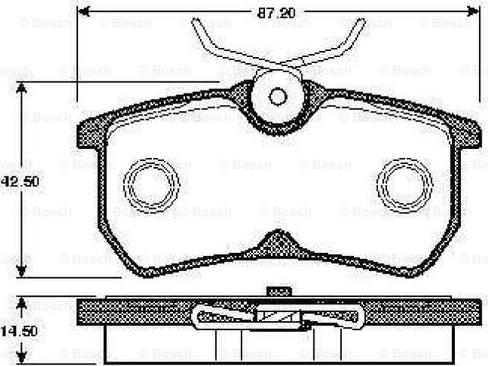 BOSCH 0 986 TB2 339 - Jarrupala, levyjarru inparts.fi