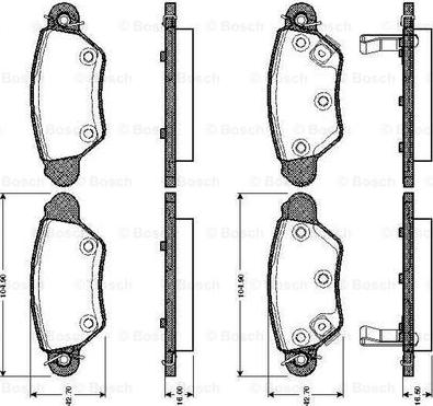 BOSCH 0 986 TB2 336 - Jarrupala, levyjarru inparts.fi