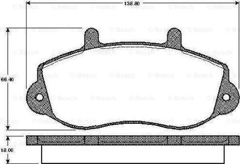 BOSCH 0 986 TB2 333 - Jarrupala, levyjarru inparts.fi