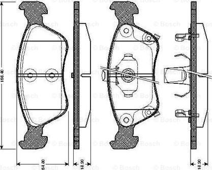 BOSCH 0 986 TB2 332 - Jarrupala, levyjarru inparts.fi