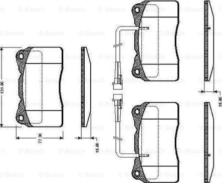 BOSCH 0 986 TB2 329 - Jarrupala, levyjarru inparts.fi