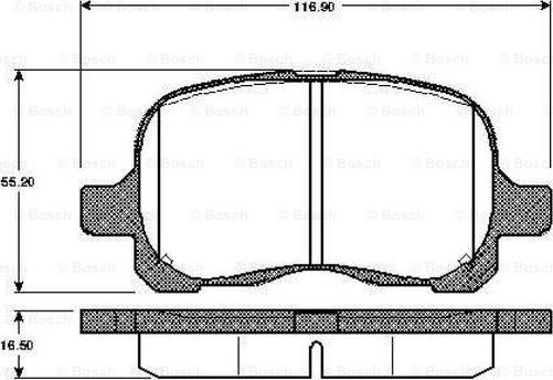 BOSCH 0 986 TB2 326 - Jarrupala, levyjarru inparts.fi