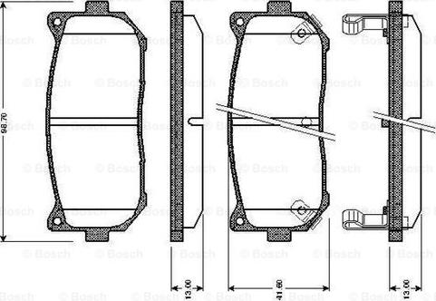 BOSCH 0 986 TB2 321 - Jarrupala, levyjarru inparts.fi