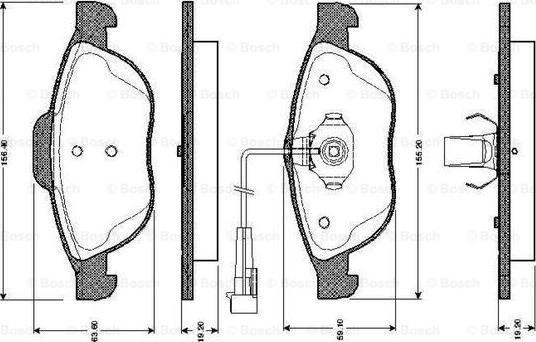 BOSCH 0 986 TB2 328 - Jarrupala, levyjarru inparts.fi