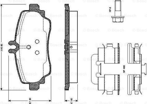 BOSCH 0 986 TB2 322 - Jarrupala, levyjarru inparts.fi