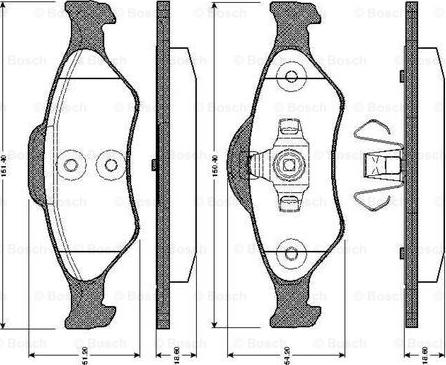 BOSCH 0 986 TB2 374 - Jarrupala, levyjarru inparts.fi