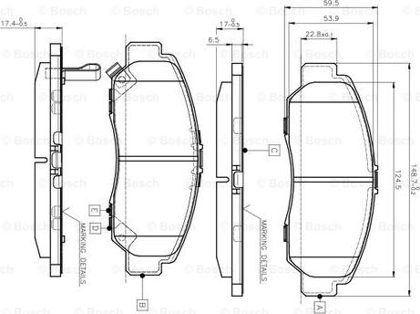 BOSCH 0 986 TB2 371 - Jarrupala, levyjarru inparts.fi