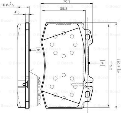 BOSCH 0 986 TB2 377 - Jarrupala, levyjarru inparts.fi