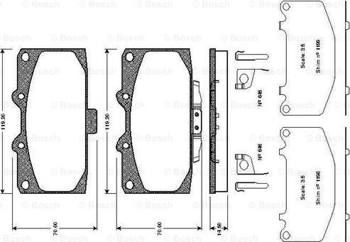 BOSCH 0 986 TB2 294 - Jarrupala, levyjarru inparts.fi