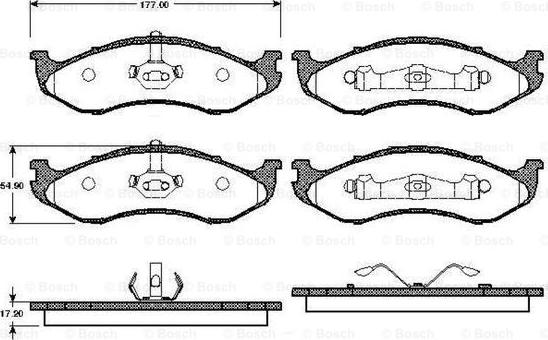 BOSCH 0 986 TB2 254 - Jarrupala, levyjarru inparts.fi