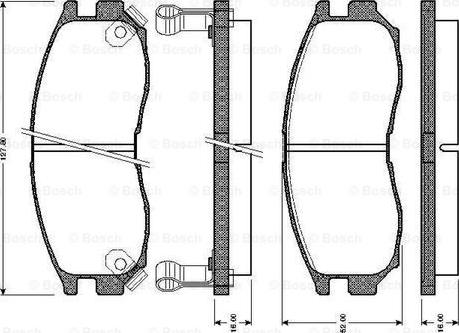 BOSCH 0 986 TB2 250 - Jarrupala, levyjarru inparts.fi