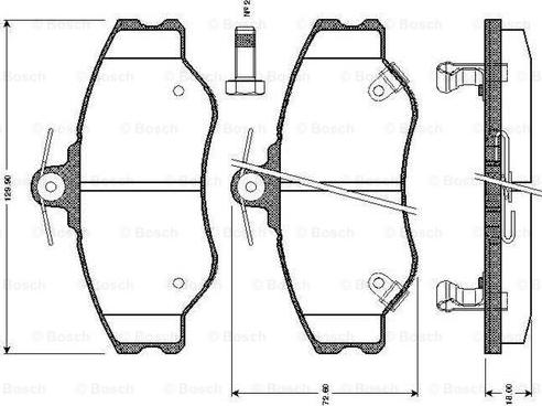 BOSCH 0 986 TB2 266 - Jarrupala, levyjarru inparts.fi