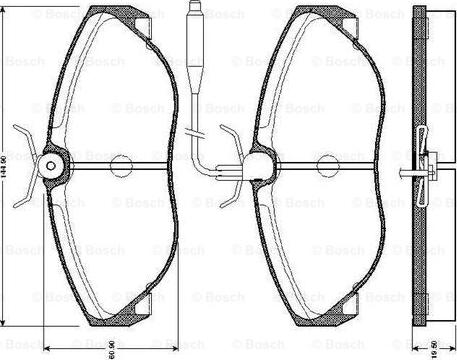 BOSCH 0 986 TB2 261 - Jarrupala, levyjarru inparts.fi