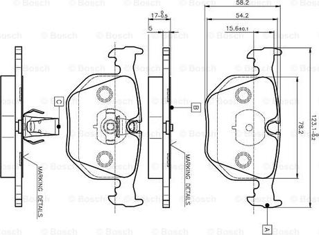 BOSCH 0 986 TB2 204 - Jarrupala, levyjarru inparts.fi