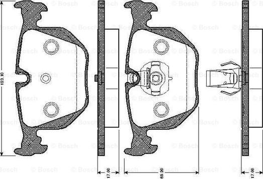 BOSCH 0 986 TB2 205 - Jarrupala, levyjarru inparts.fi