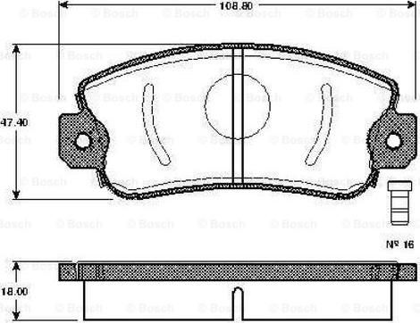 BOSCH 0 986 TB2 201 - Jarrupala, levyjarru inparts.fi