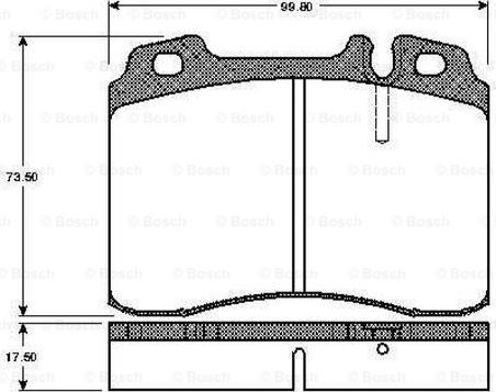 BOSCH 0 986 TB2 203 - Jarrupala, levyjarru inparts.fi