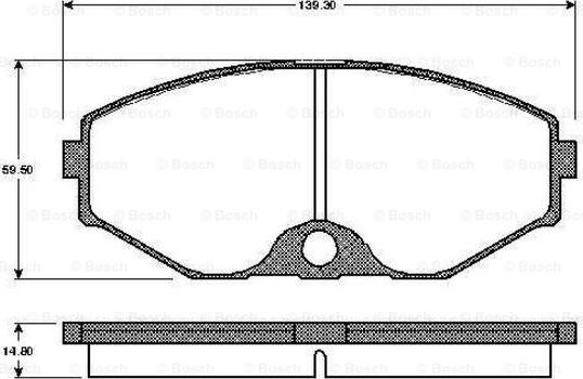 BOSCH 0 986 TB2 202 - Jarrupala, levyjarru inparts.fi