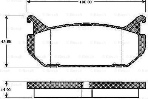 BOSCH 0 986 TB2 230 - Jarrupala, levyjarru inparts.fi