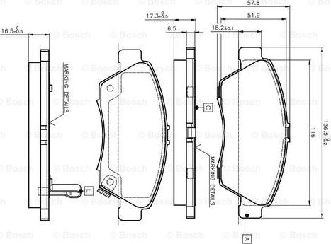 BOSCH 0 986 TB2 232 - Jarrupala, levyjarru inparts.fi