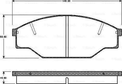 BOSCH 0 986 TB2 224 - Jarrupala, levyjarru inparts.fi