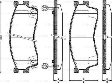 BOSCH 0 986 TB2 228 - Jarrupala, levyjarru inparts.fi