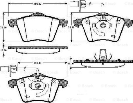 BOSCH 0 986 TB2 795 - Jarrupala, levyjarru inparts.fi