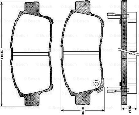 BOSCH 0 986 TB2 791 - Jarrupala, levyjarru inparts.fi