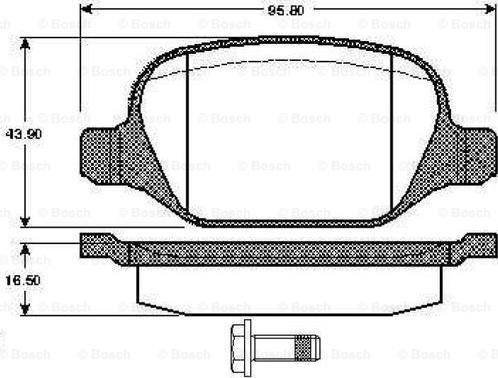 BOSCH 0 986 TB2 797 - Jarrupala, levyjarru inparts.fi