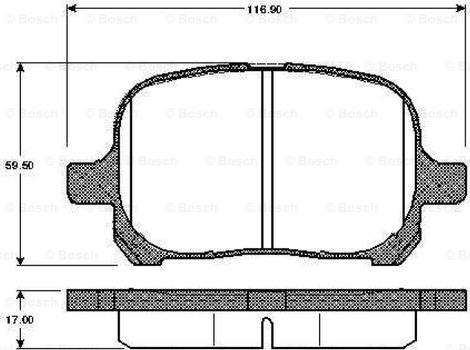 BOSCH 0 986 TB2 754 - Jarrupala, levyjarru inparts.fi