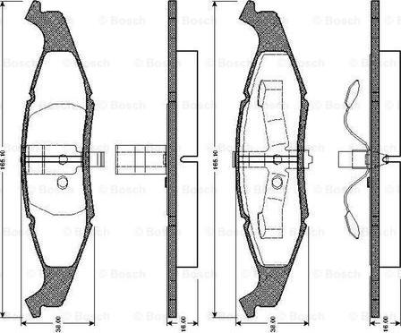 BOSCH 0 986 TB2 704 - Jarrupala, levyjarru inparts.fi