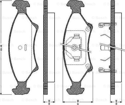 BOSCH 0 986 TB2 716 - Jarrupala, levyjarru inparts.fi