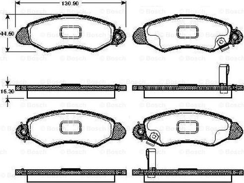 BOSCH 0 986 TB2 785 - Jarrupala, levyjarru inparts.fi