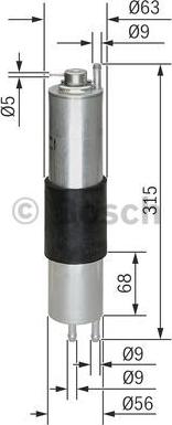 BOSCH 0 450 905 952 - Polttoainesuodatin inparts.fi