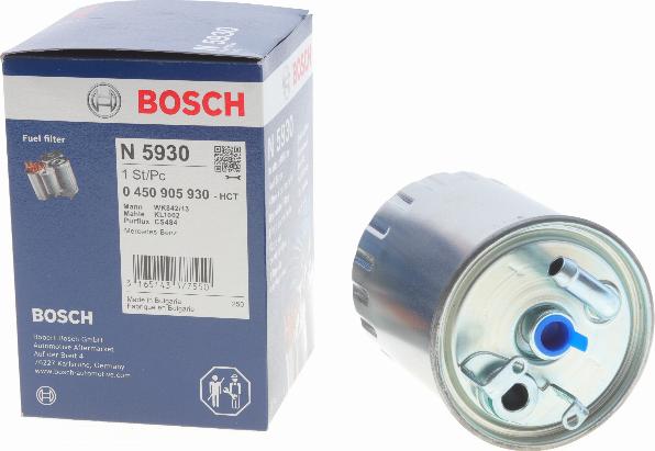 BOSCH 0 450 905 930 - Polttoainesuodatin inparts.fi