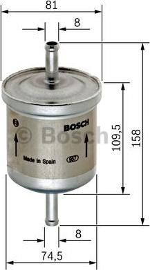 BOSCH 0 450 905 095 - Polttoainesuodatin inparts.fi