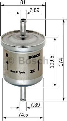 BOSCH 0 450 905 318 - Polttoainesuodatin inparts.fi