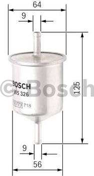 BOSCH 0 450 905 326 - Polttoainesuodatin inparts.fi