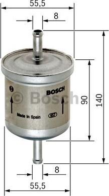 BOSCH 0 450 905 280 - Polttoainesuodatin inparts.fi